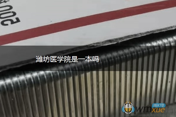 潍坊医学院是一本吗 潍坊医学院是一本吗