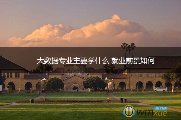 大数据专业主要学什么 就业前景如何 大数据专业主要学什么 就业前景如何